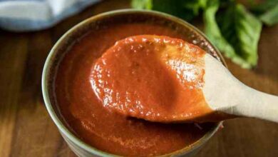 Easy pizza sauce i