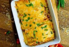 Easy red chicken enchiladas