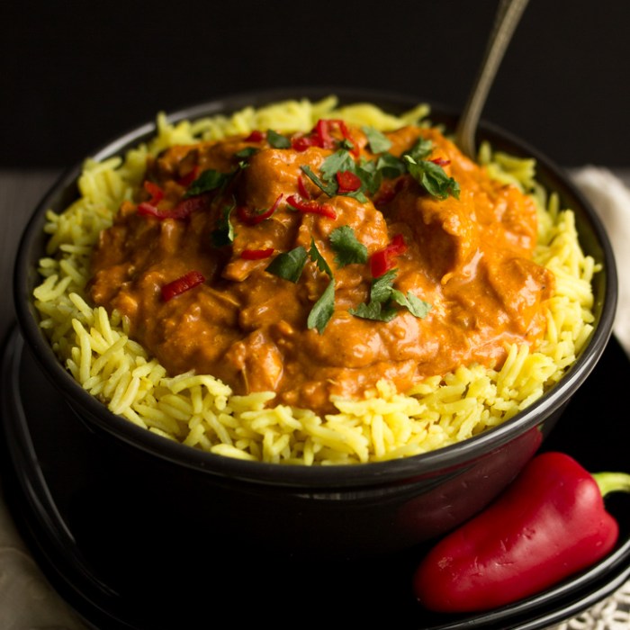 Slow cooker chicken curry