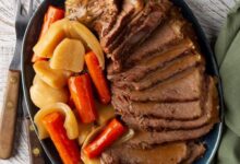 Tender slow cooked pork roast