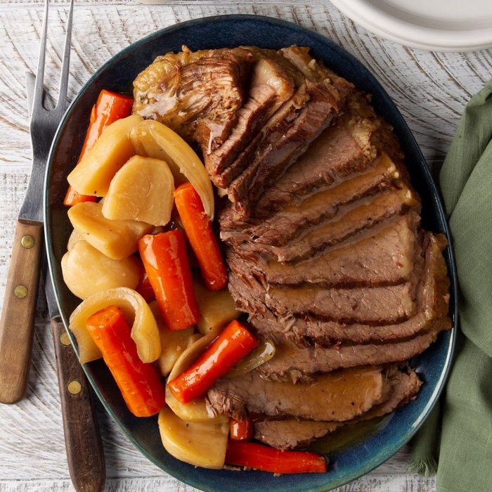 Tender slow cooked pork roast