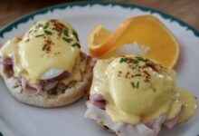 Quick and easy eggs benedict