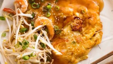 Shrimp egg foo young