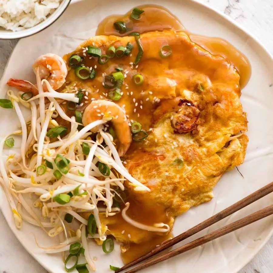 Shrimp egg foo young