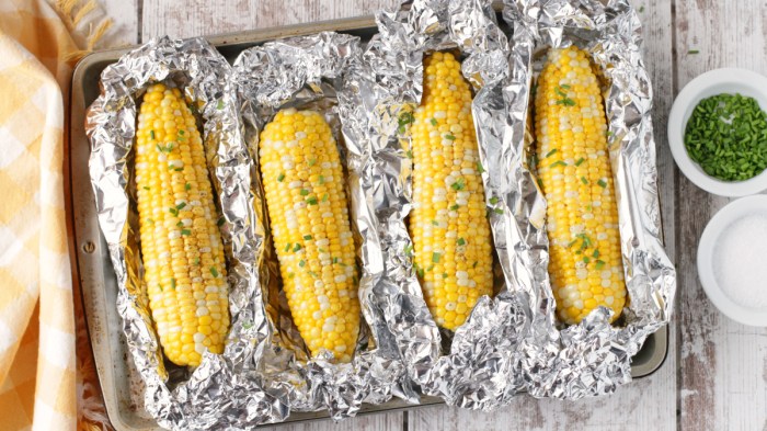 Oven roasted parmesan corn on the cob