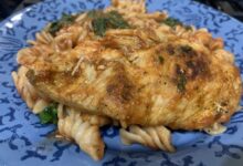 Weeknight chicken florentine pasta