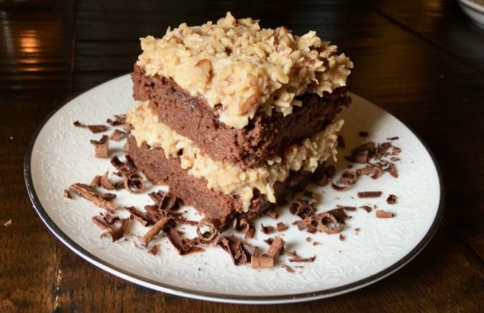 German cake chocolate icing homemade recipe frosting scratch isavea2z food recipes cakes choose board fruity traybake bbcgoodfoodme source