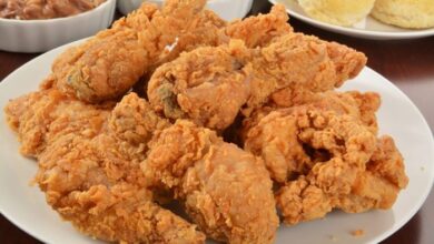 Triple dipped fried chicken