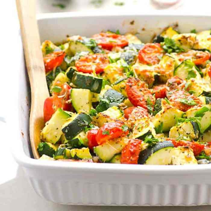 Easy zucchini tomato side dish