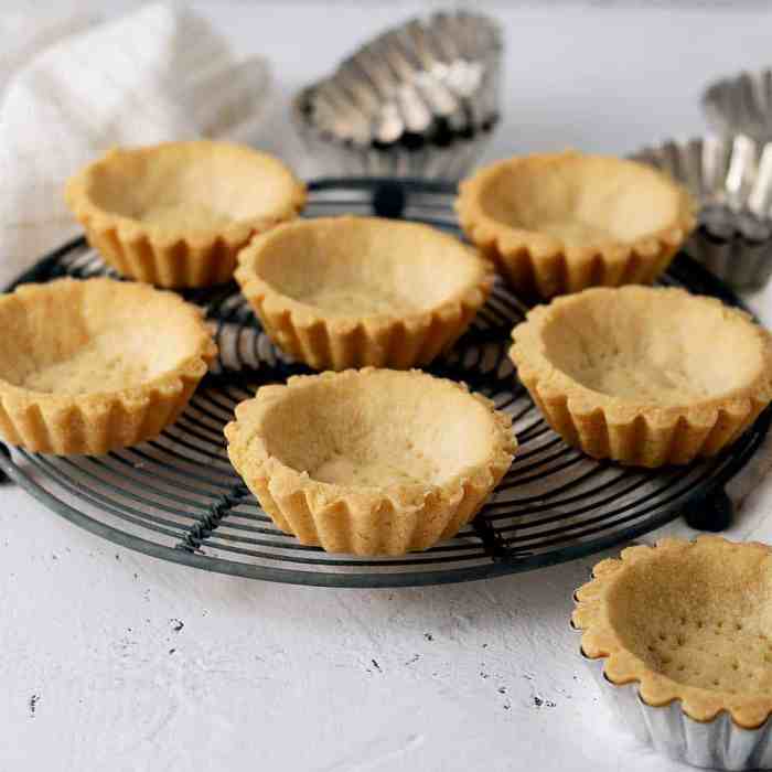 Cream cheese tart shells