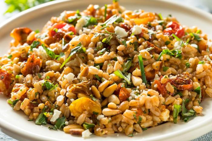 Grain farro feelgoodfoodie protein