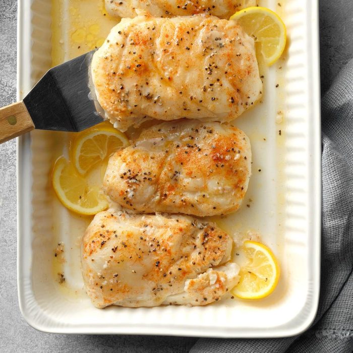 Easy elegant baked fish