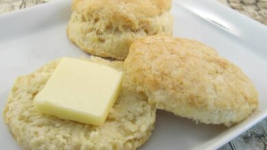 Fluffy sour cream biscuits