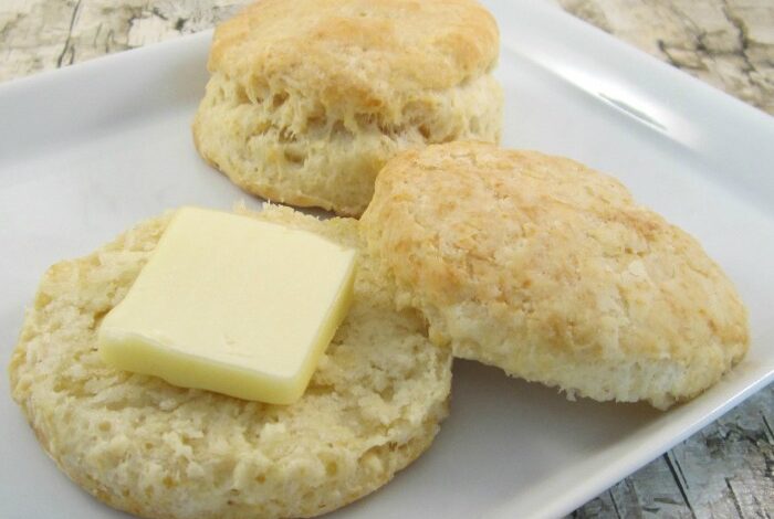 Fluffy sour cream biscuits