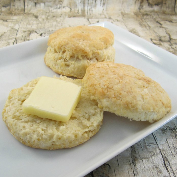 Fluffy sour cream biscuits