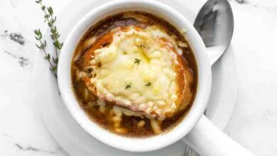 French onion soup i