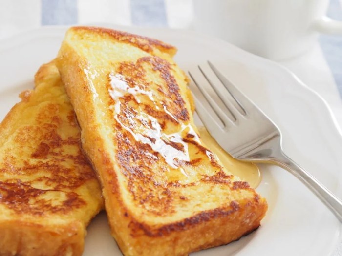 French toast without milk