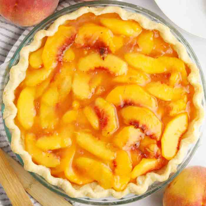 Peach pie the old fashioned two crust way