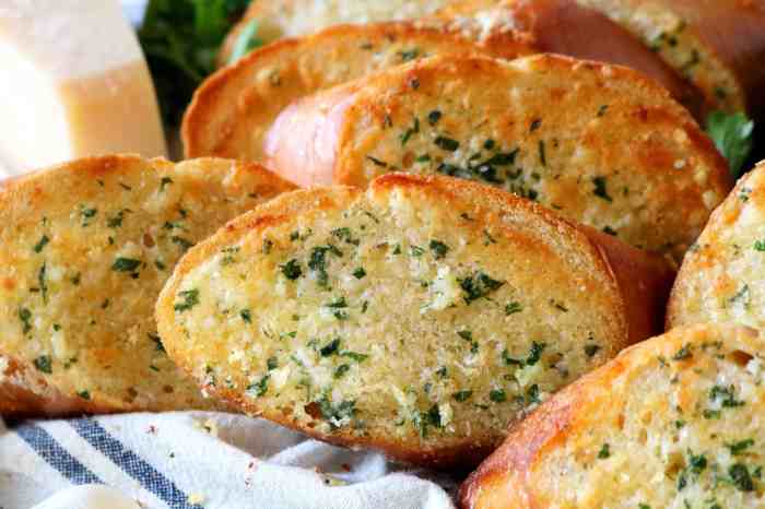 The best garlic bread