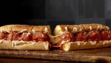 Meatball stuffed garlic bread sliders