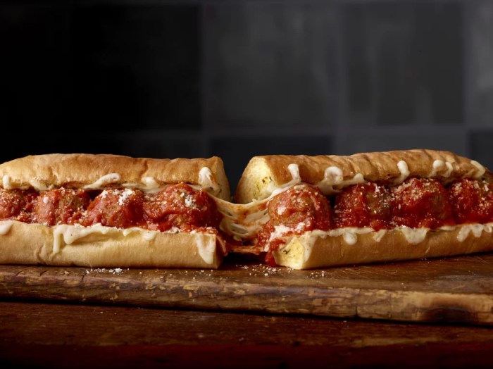 Meatball stuffed garlic bread sliders