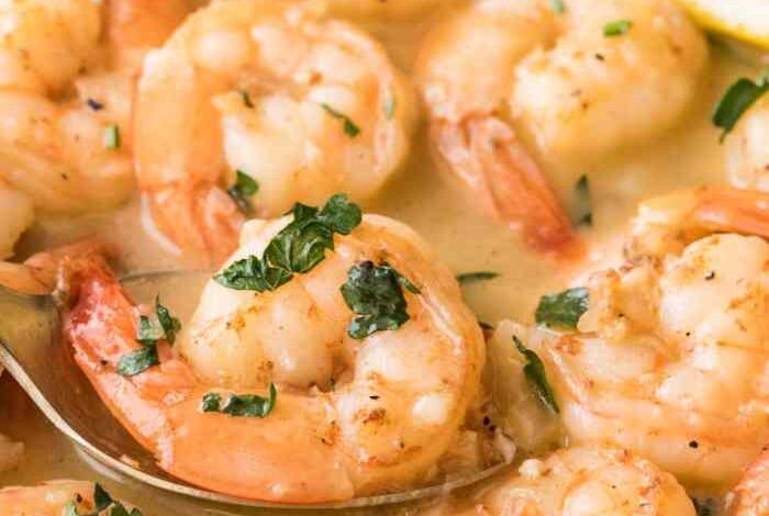 Camarones al ajillo garlic shrimp