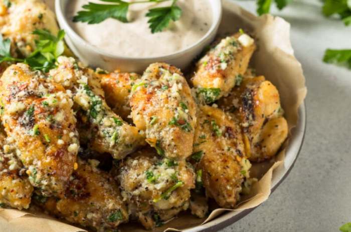 Garlic parmesan wing sauce