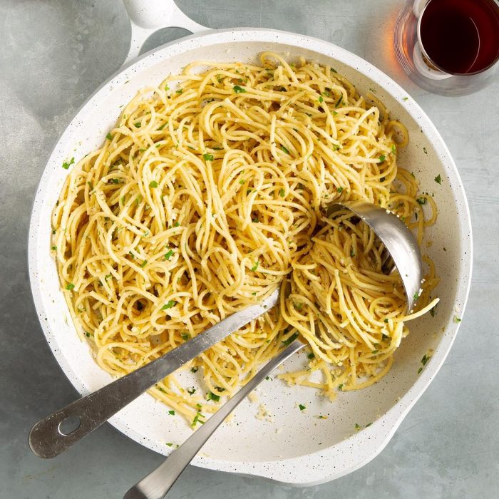 Spaghetti aglio e olio