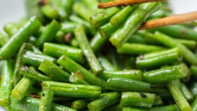 Quick sesame green beans
