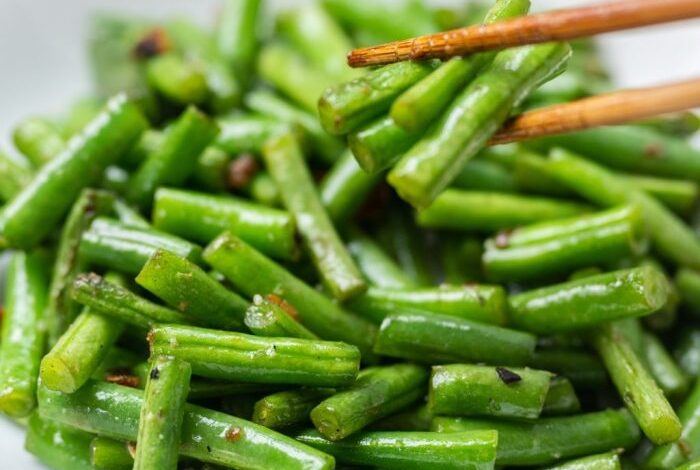 Quick sesame green beans