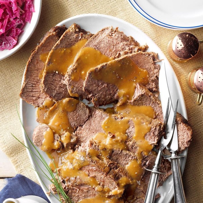 Sauerbraten dinnerthendessert