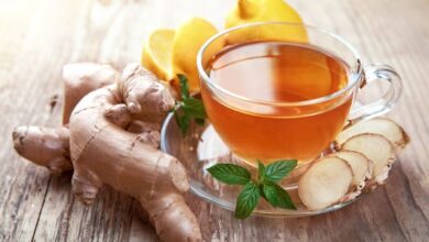 Hot and sweet ginger drink