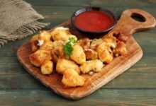 Gluten free fried cheese curds