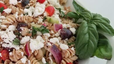 Greek pasta salad i