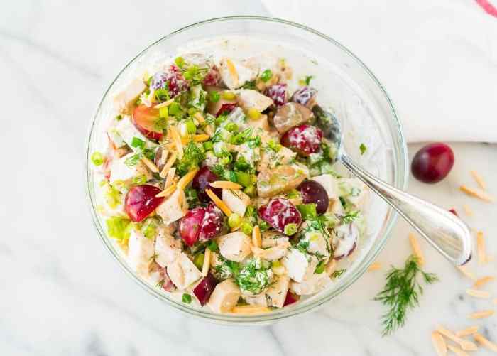 Greek yogurt chicken salad