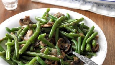 Almonds beans shallots caramelized cookingwithcurls