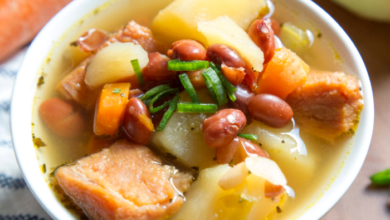 Ham bean and potato soup