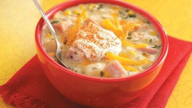 Ham and corn chowder