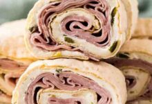 Ham and cheese pinwheels