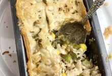 Healthier chicken pot pie ix