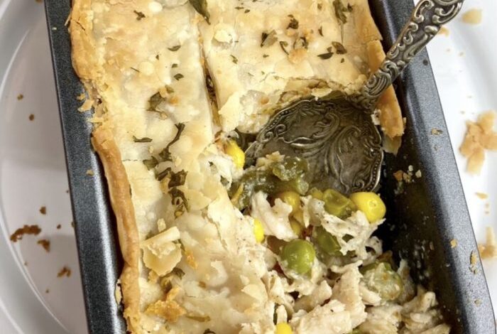 Healthier chicken pot pie ix