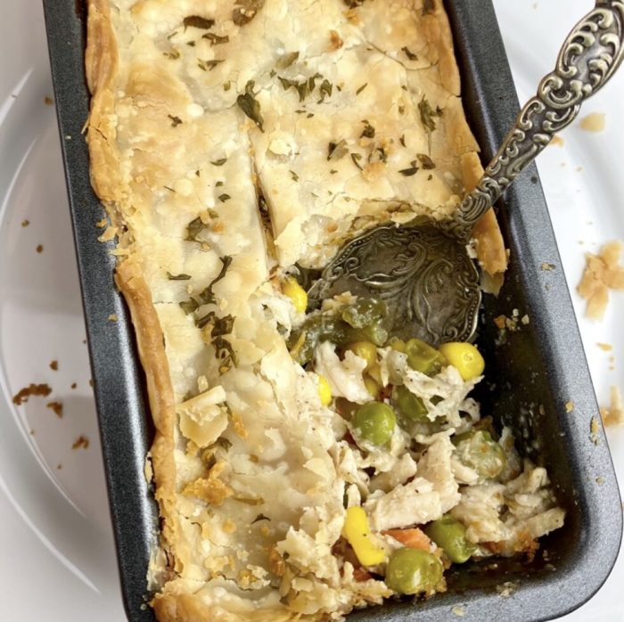 Healthier chicken pot pie ix