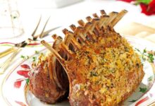 Lamb crusted herb rack krollskorner