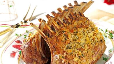 Lamb crusted herb rack krollskorner