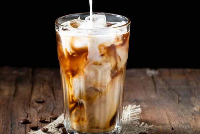 Delicious homemade iced coffee