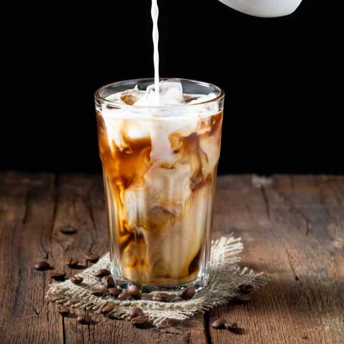 Delicious homemade iced coffee