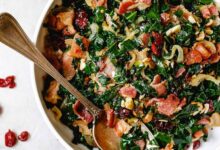 Collard greens with bacon