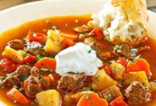 Chef johns beef goulash