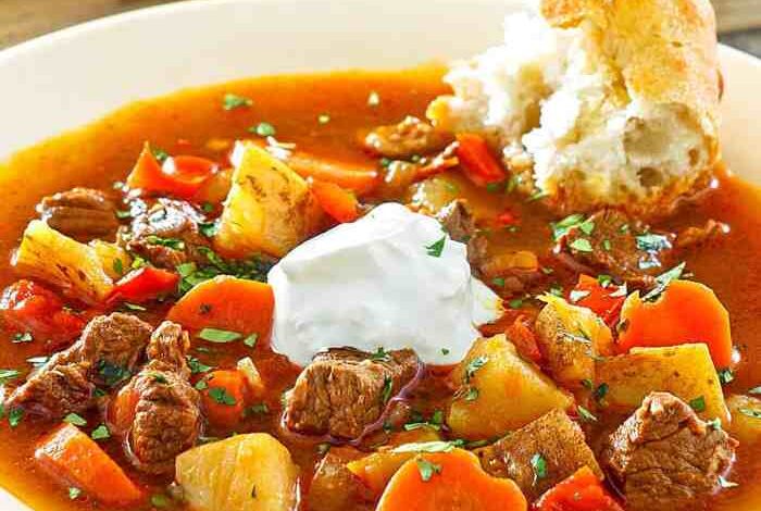 Chef johns beef goulash