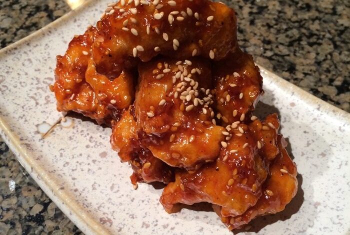 Korean fried chicken sauce